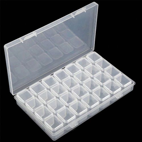 28 Grid Clear Storage Box - Scribble and Scratch