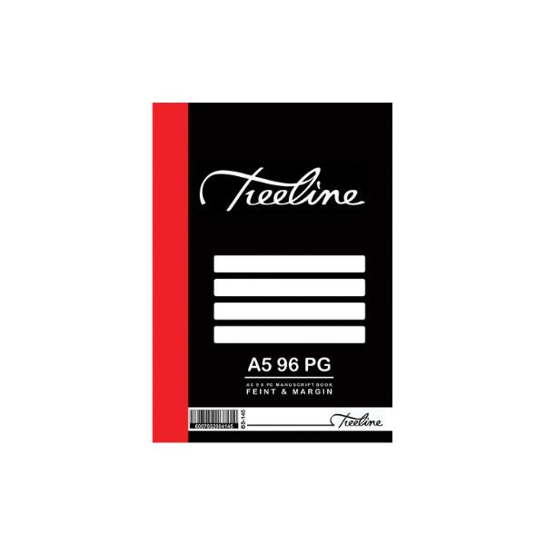 A5 Hardcover Manuscript Book, 96 page, Feint & Margin