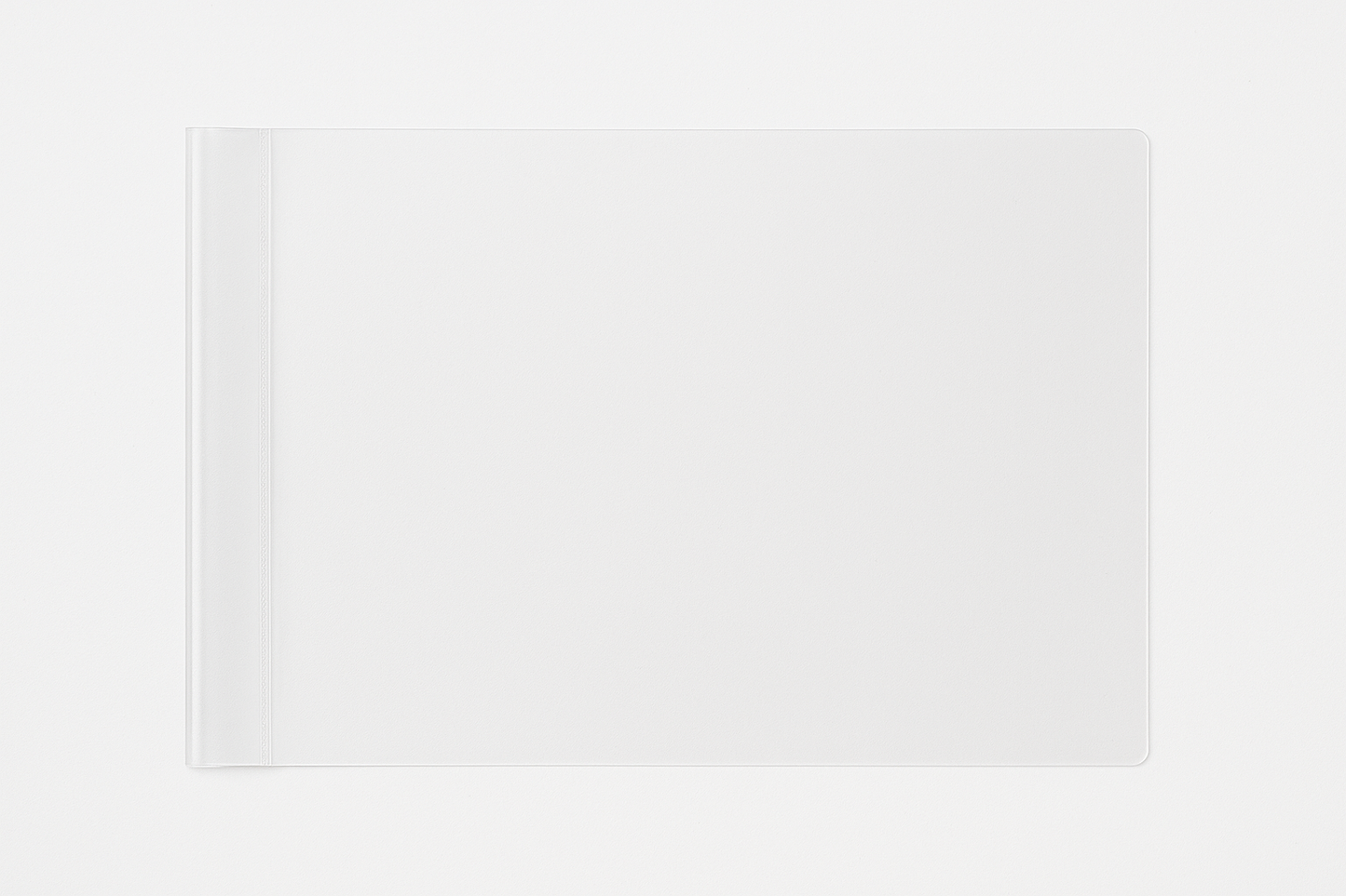 A5 landscape plastic book cover