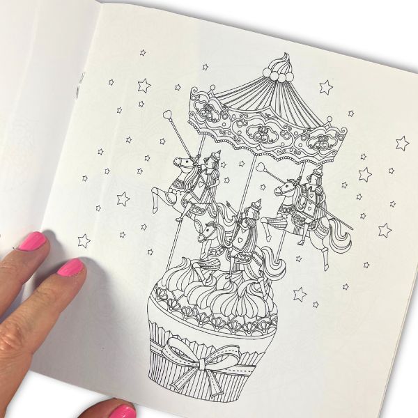 Fantasy Colouring Book by Scribble and Scratch