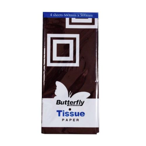 Butterfly Tissue Paper, 4 sheets - Assorted colours