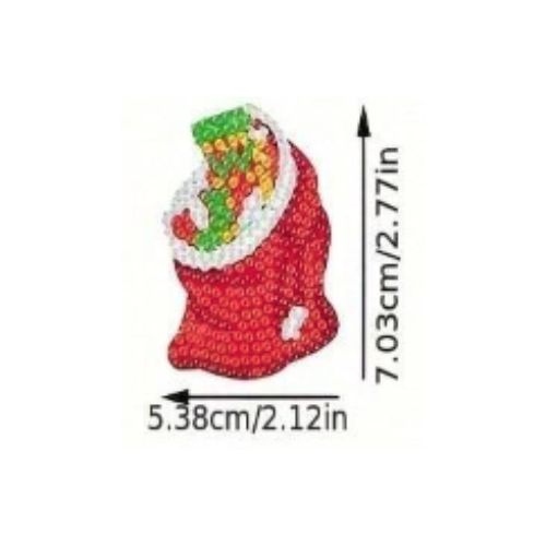 Santa's Christmas Presents Diamond Dot Decoration Kit, Single