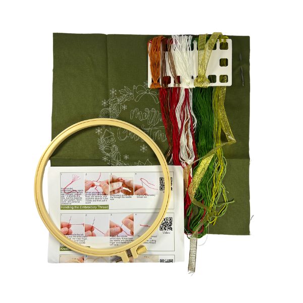Christmas Embroidery Craft Kit
