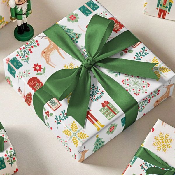 Nutcracker Christmas Wrapping Paper- 43cm x 5m