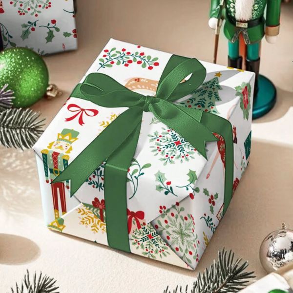 Nutcracker Christmas Wrapping Paper- 43cm x 5m