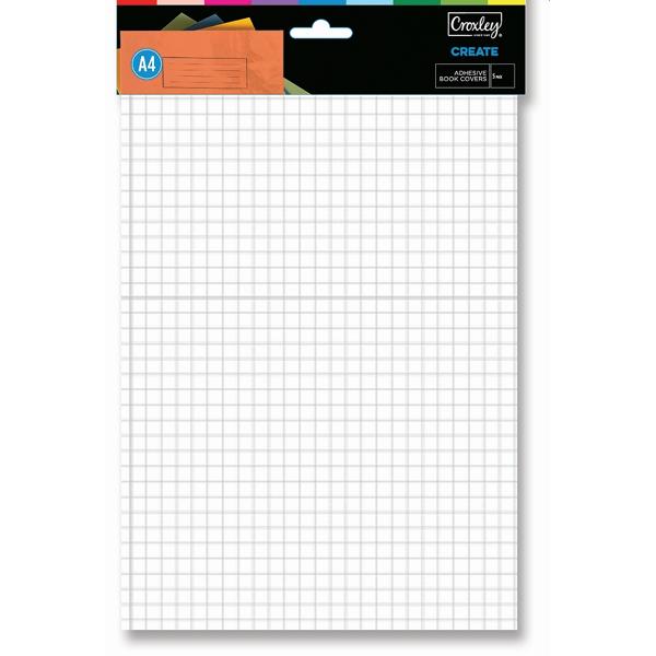 Croxley Heavy Duty PVC Book Cover, Non Adjustable, 140 Micron