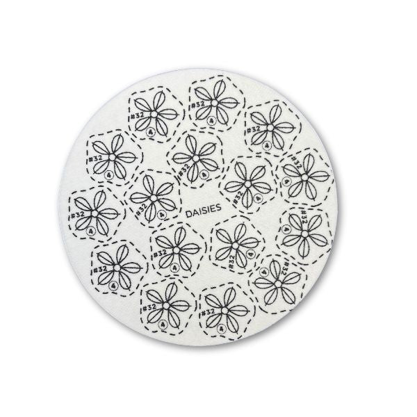Flower Peel and Stick Sheets for Embroidery- set of 5 Sheets