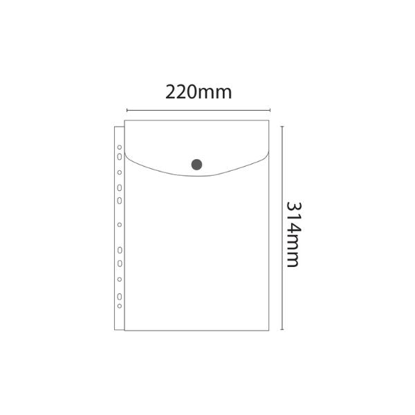 A4 Filing Carry Folder With Stud