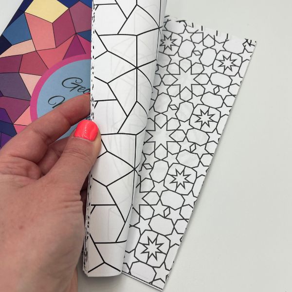 Geometric Mandalas Adult Colouring In Book, 48 Page