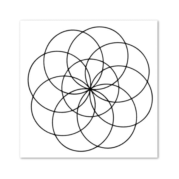 Geometric Mandalas Adult Colouring In Book, 48 Page