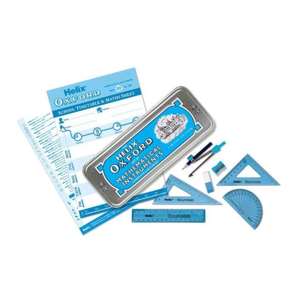 Helix Oxford 11 Piece Math's Set- Blue