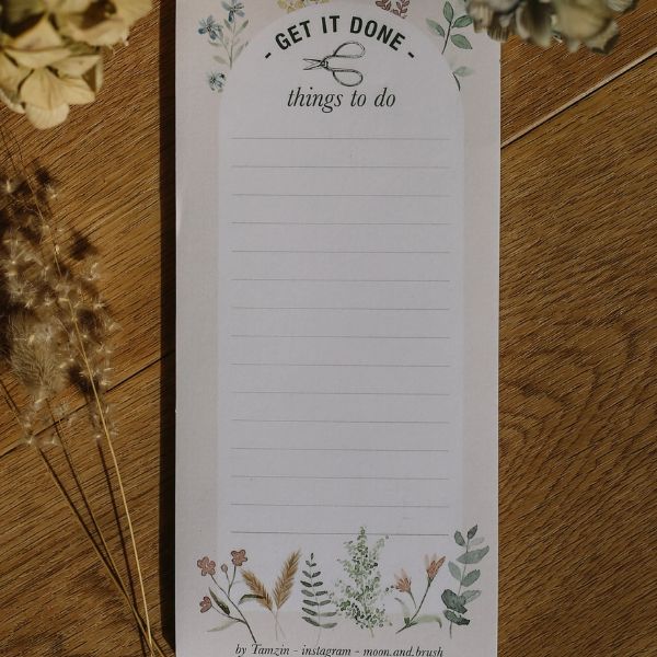 Magnetic Notepad, 10 x 21cm