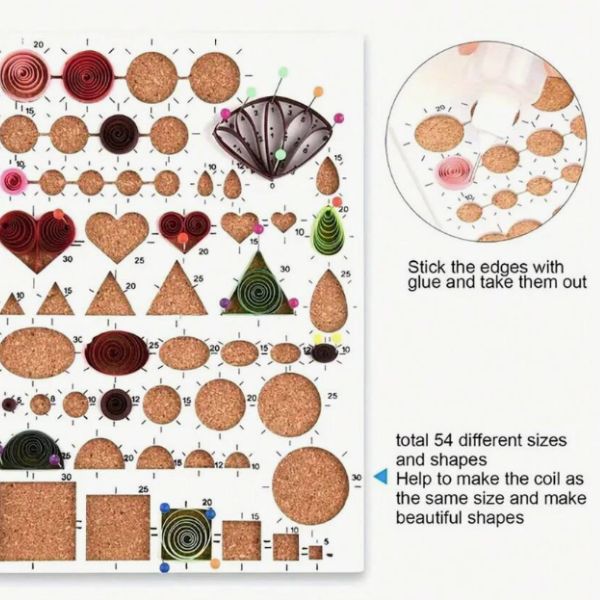 Paper Quilling Guide and Template
