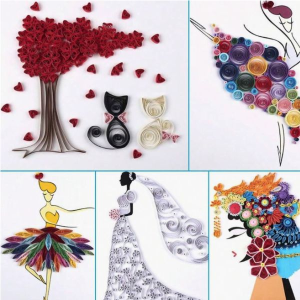 Paper Quilling Guide and Template