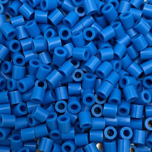 5mm iron on beads (Hama, Perler or Iron on Beads), 500 pieces, assorted colours- Azure