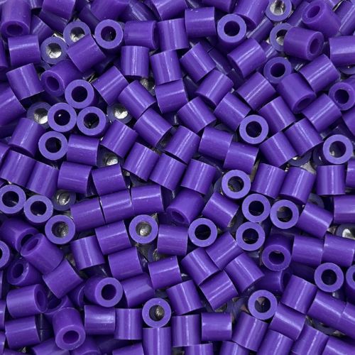5mm iron on beads (Hama, Perler or Iron on Beads), 500 pieces - pinks and purples