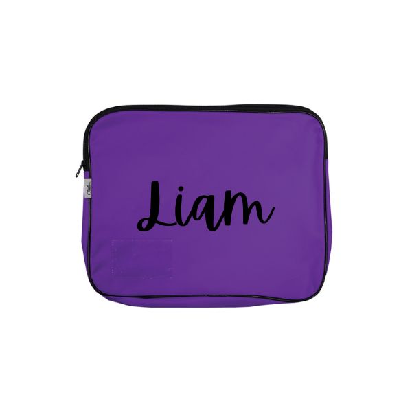 Personalised A4 Canvas Book Bag- Assorted colours