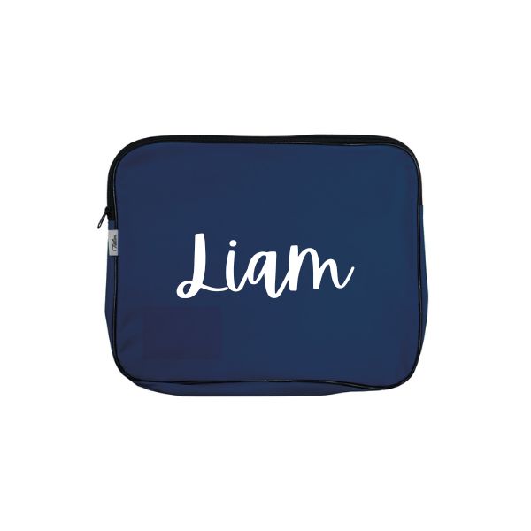 Personalised A4 Canvas Book Bag- Assorted colours