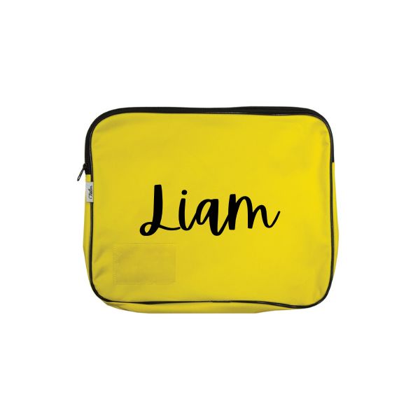 Personalised A4 Canvas Book Bag- Assorted colours