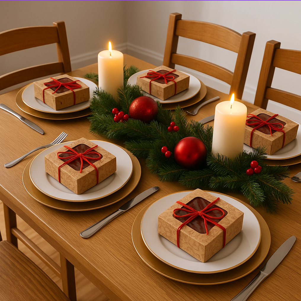 Set of 4 Christmas Table Gift - Stress Relief Kit Joke