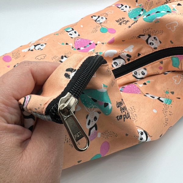 Kids Library Book Bag, A3, Panda's