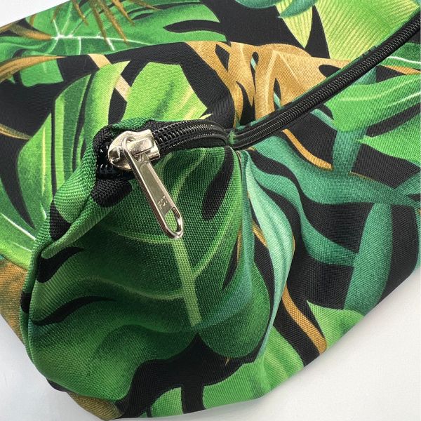 Kids Library Book Bag, A3, Green Leaves