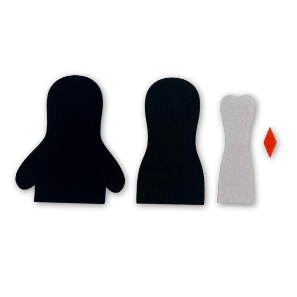 Sew Your Own Penguin Finger Puppet