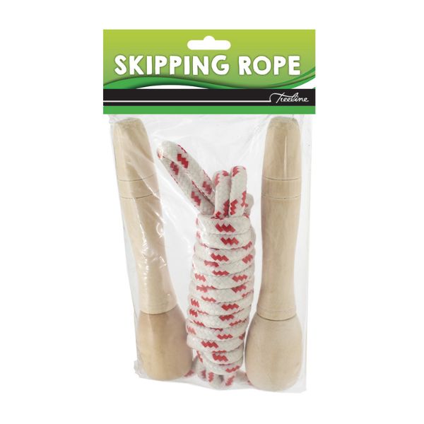 Skipping Rope, Wooden Handle