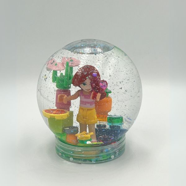 Snow Globe Craft Kit- Vintage Lego