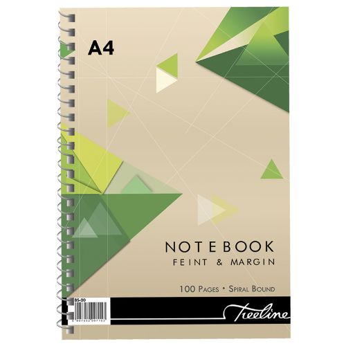 A4 100 page Wiro Notebook Softcover - Scribble and Scratch