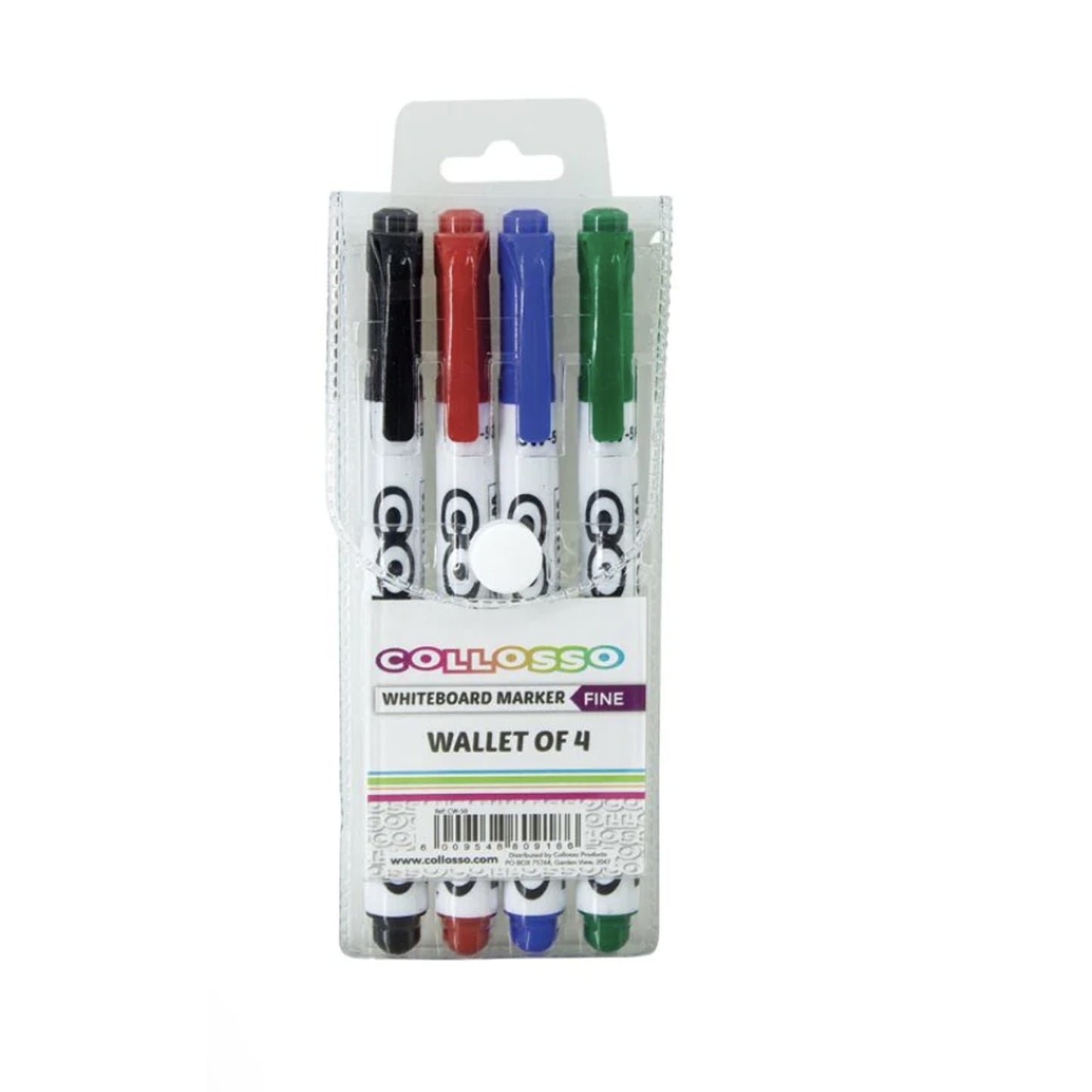 Collosso Fine Whiteboard Marker- Set of 4