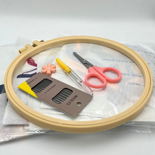 Practice Embroidery Stitch DIY Kit - Scribble and Scratch