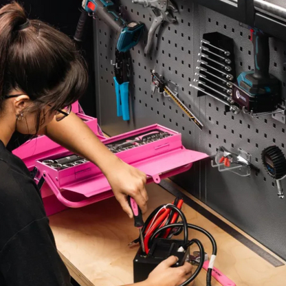 Pink Tool Box- 124 Piece with aluminium case