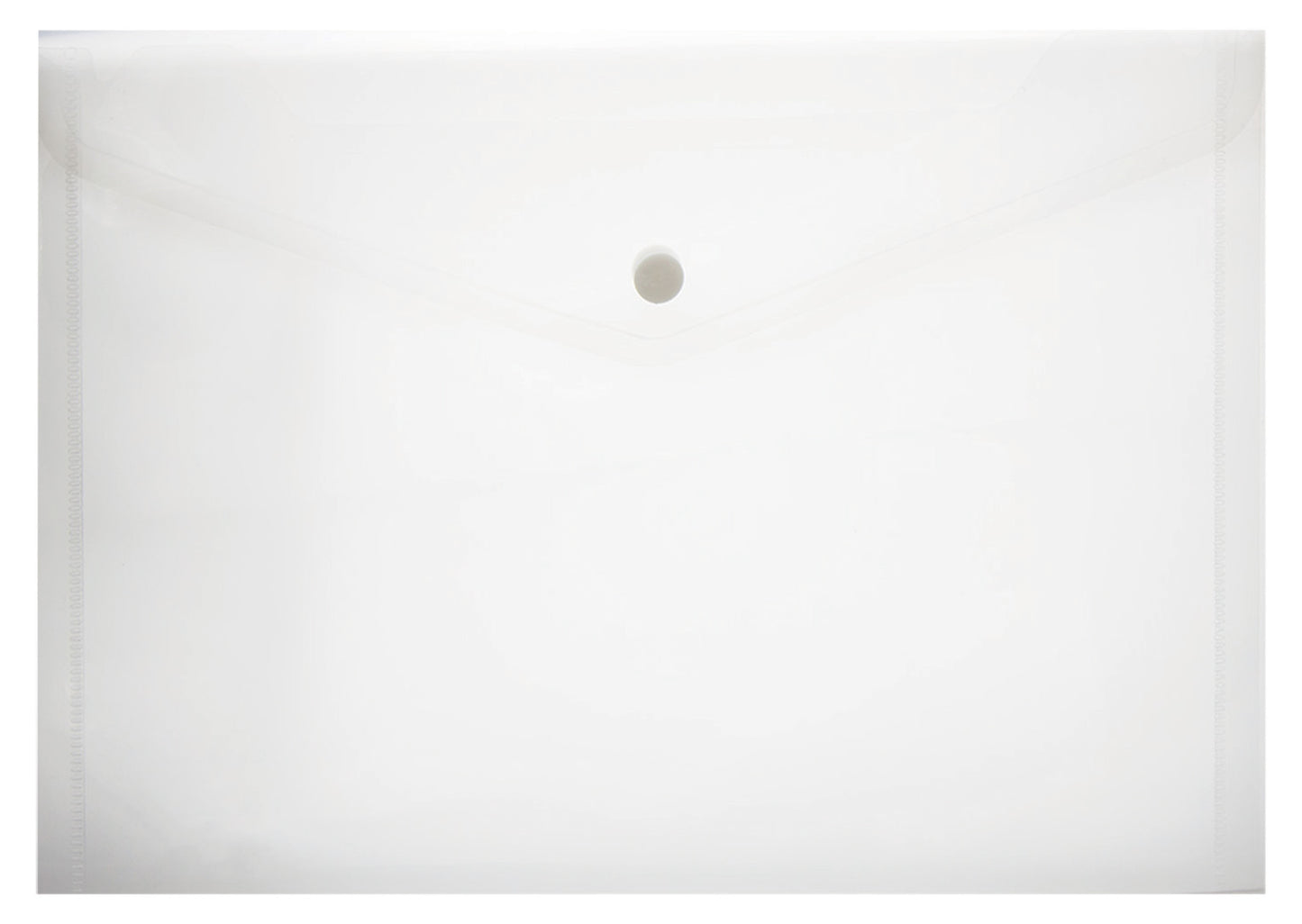 PVC A3 Plastic Envelope Folder with Stud- Assorted colours