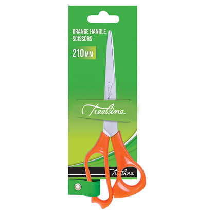 Orange Handle Scissors, 210mm