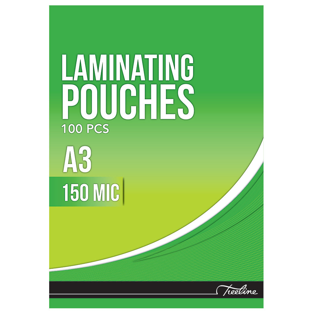 A3 150 Micron Laminating Pouches, 100's