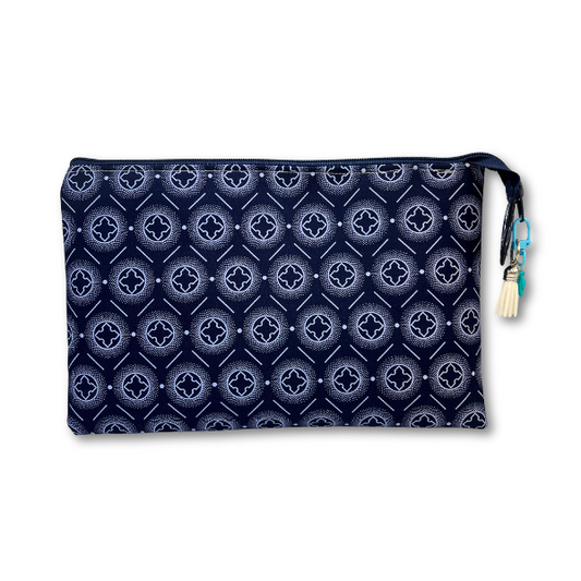 A5 Book bag, Water Resistant- ShweShwe design