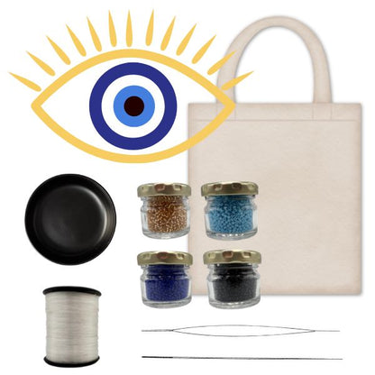 Beaded Embroidery DIY Kit- Eye