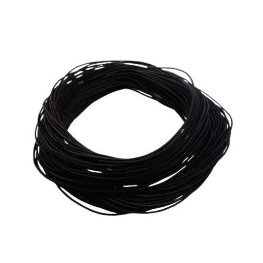 Black Beading elastic, 1mm x 10m