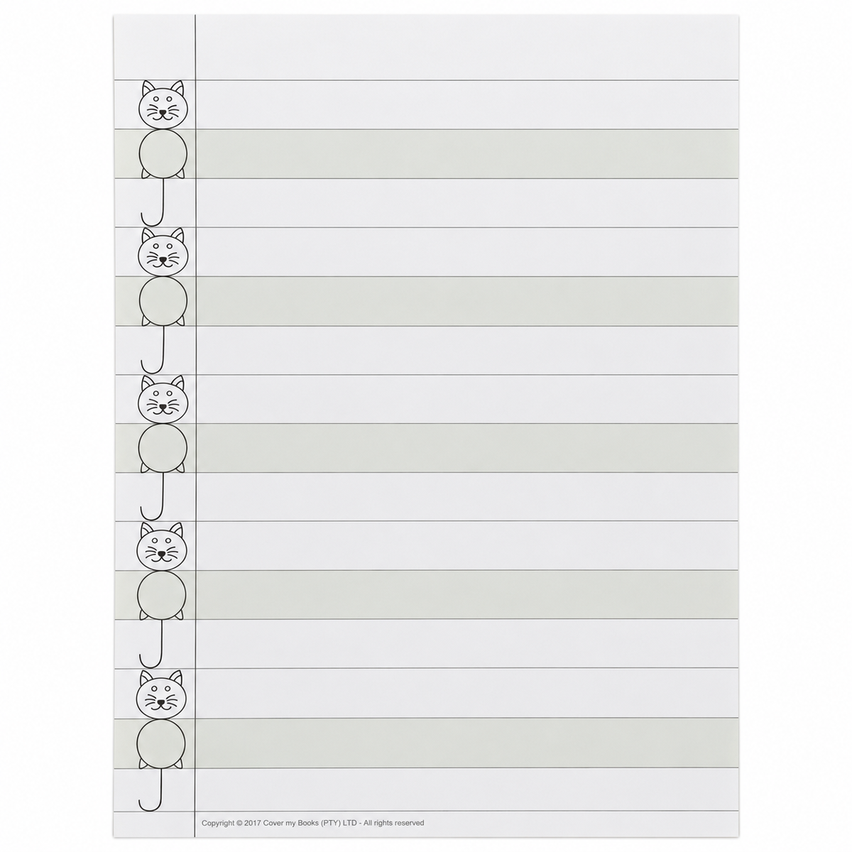 17mm ruled CAT exercise book, A4