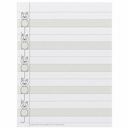 17mm ruled CAT exercise book, A4