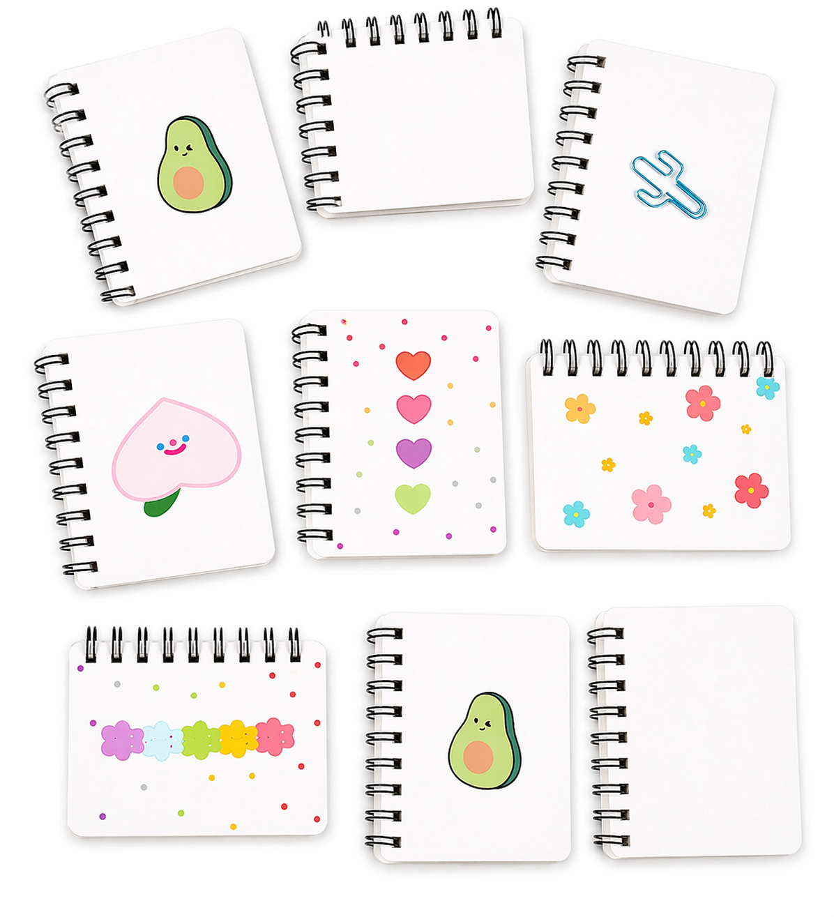 Cute Spiral Notebook - 10.5cm x 8cm