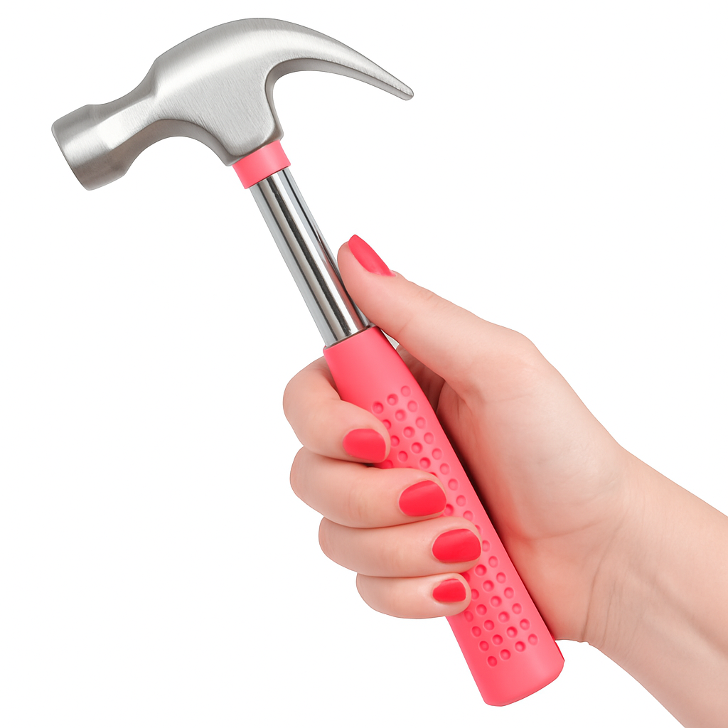 Mini Pink Toolbox, 16 piece set