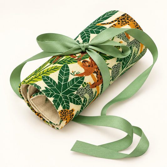 Scribble and Scratch Trendy Roll-up Pencil Bag, 24 slots
