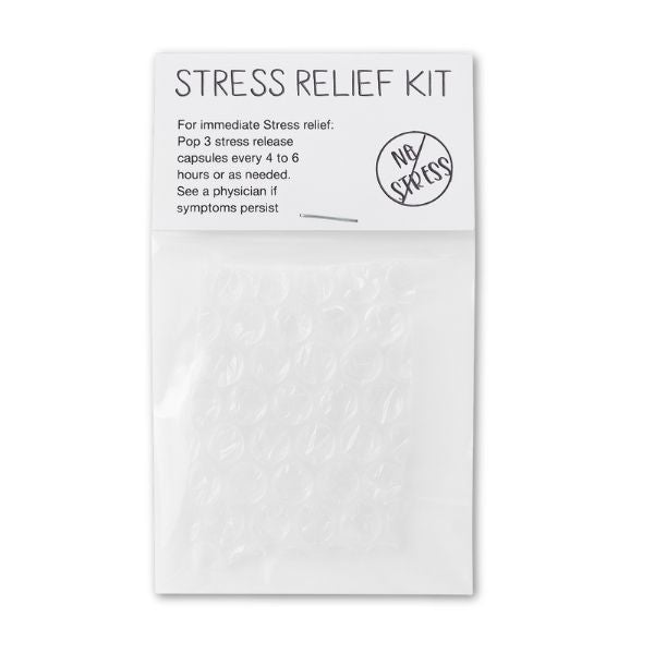Set of 4 Christmas Table Gift - Stress Relief Kit Joke