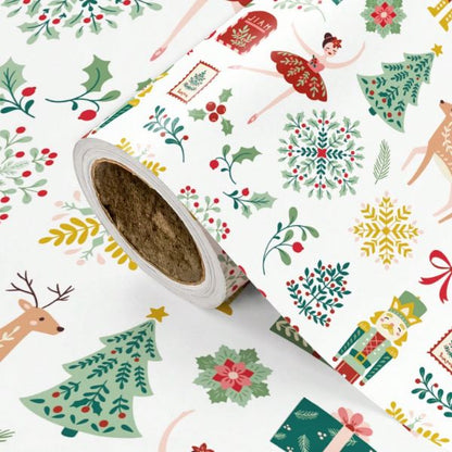 Nutcracker Christmas Wrapping Paper- 43cm x 5m