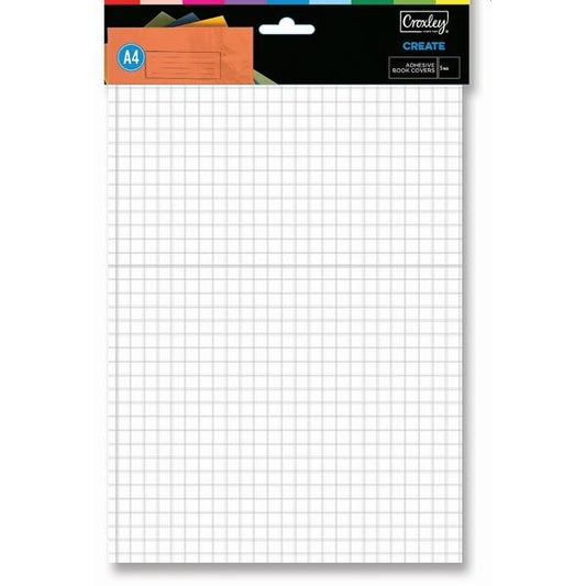Croxley Self Adhesive, A4 Book Covers, 70 Micron