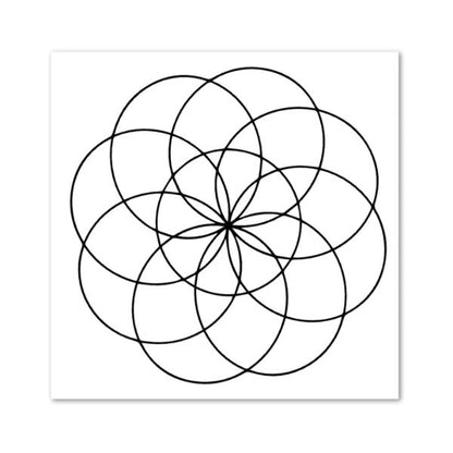 Geometric Mandalas Adult Colouring In Book, 48 Page