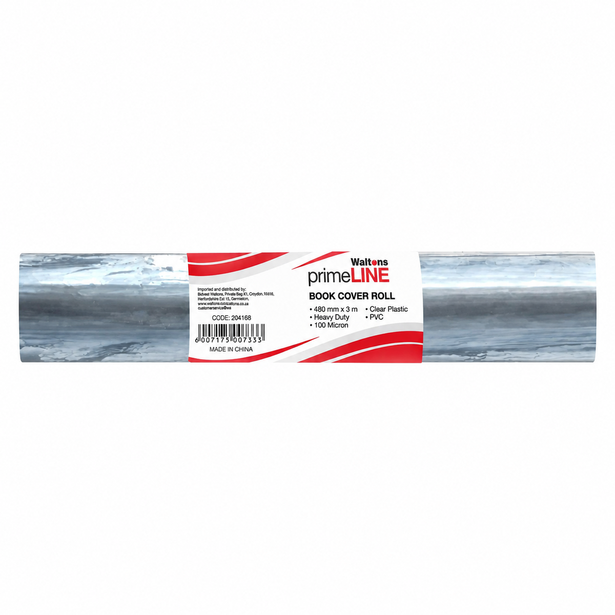 Waltons primeLINE Roll Clear Plastic - 48cm x 3m 100 Micron