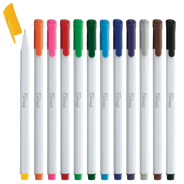 Iwrite Fineliners- Set of 12 Coloured Pens